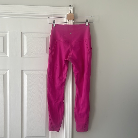Lululemon Align High-Rise Legging with Pockets 25" Sonic Pink NEW - Picture 4 of 8